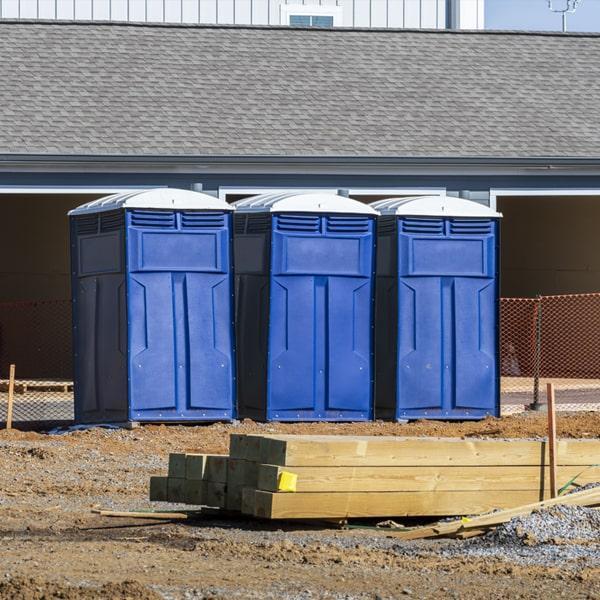 Heavy-duty construction site porta potty in Newark, Delaware